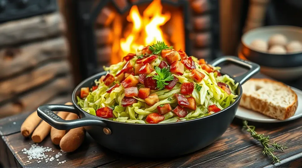 Irish Cabbage and Bacon