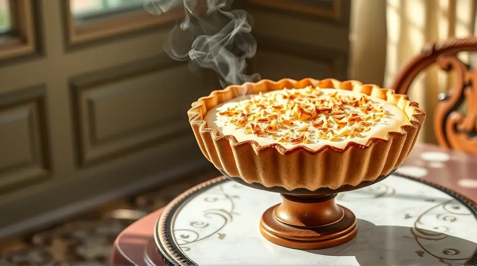 Sweet & Creamy Coconut Pie 🥥🥧