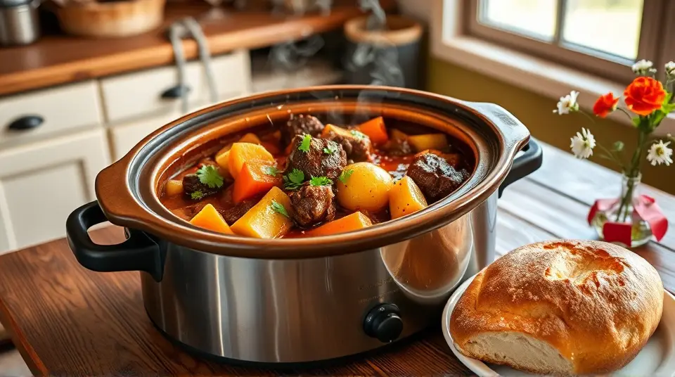 Easy Slow Cooker Beef Stew