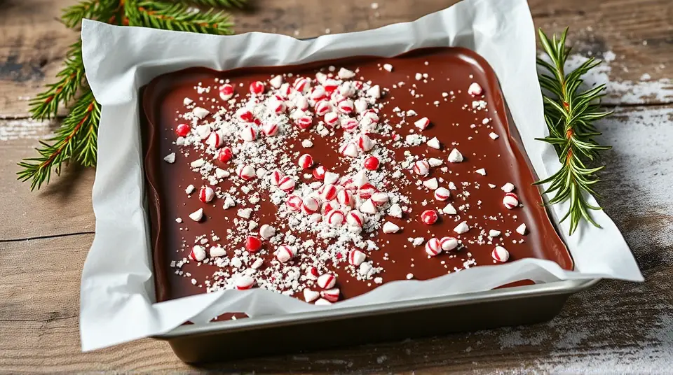 Festive Peppermint Bark 🍬❄️