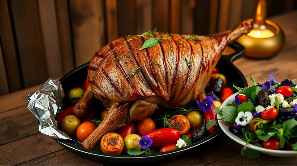 Herb-Infused Roasted Lamb 🍖🌿