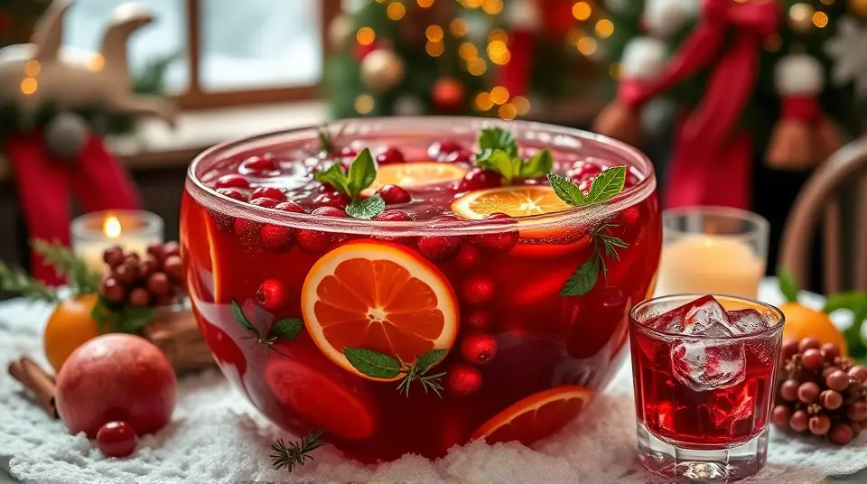 Christmas Punch for Parties