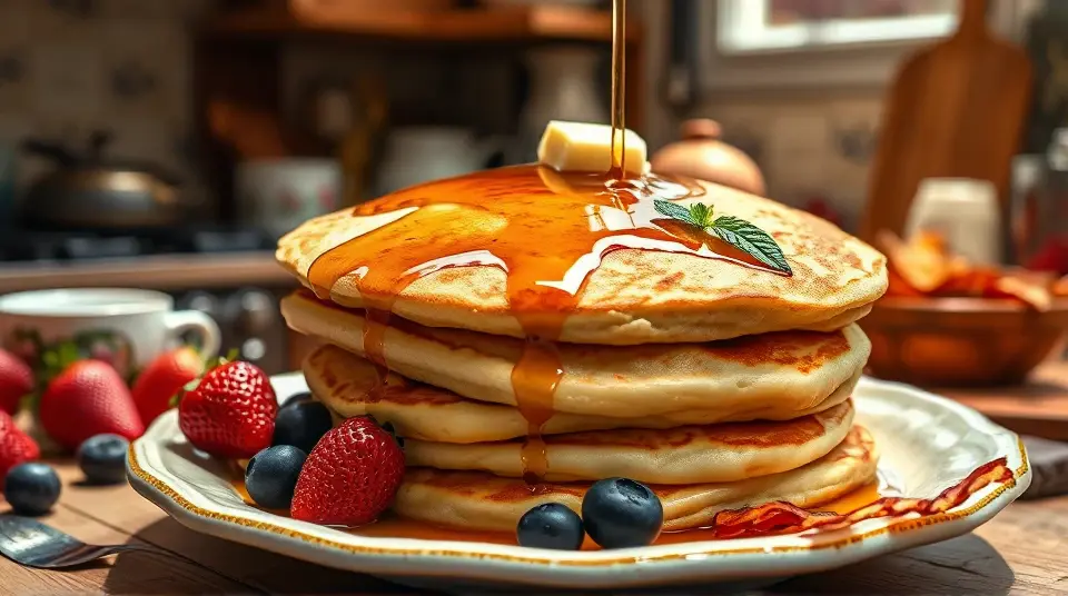 Fluffy Buttermilk Pancakes 🥞✨