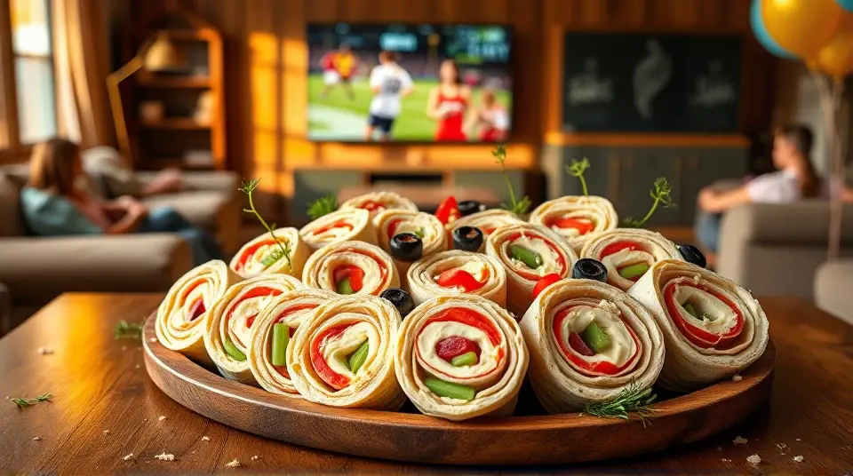 Festive Party Pinwheels 🌯🎉