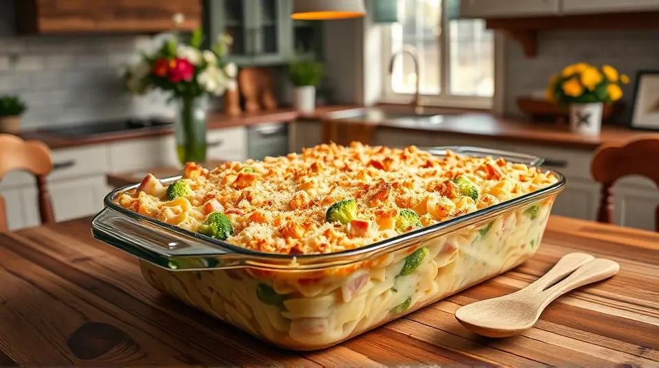 Ham and Noodle Casserole