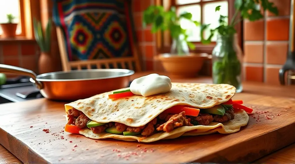 Smoky Andouille Quesadilla 🌮🔥