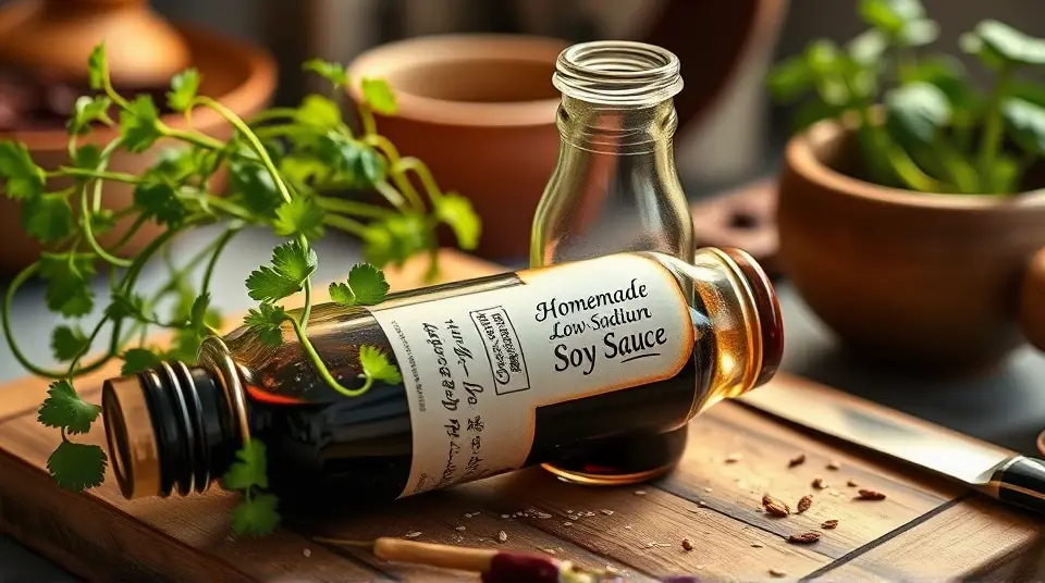 Homemade Low Sodium Soy Sauce