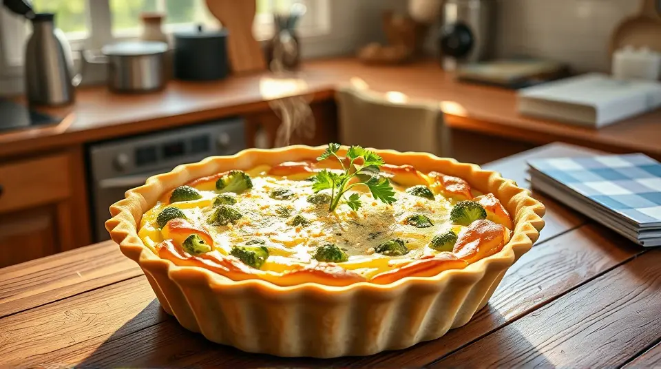 Easy Broccoli Quiche 🥦🍳