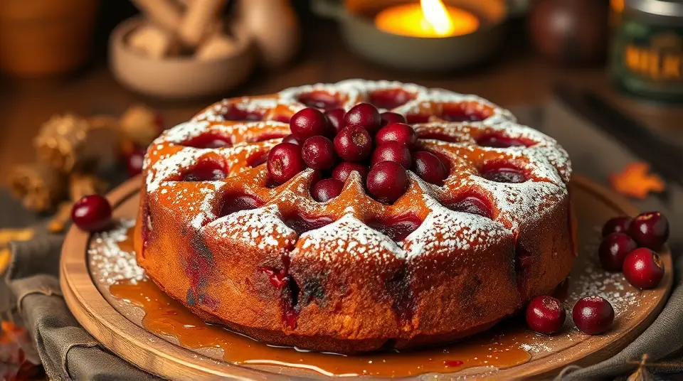 Cranberry Upside-down Cake