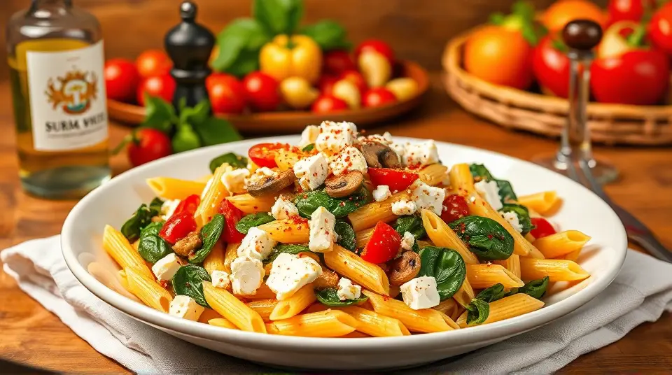 Suki's Spinach and Feta Pasta 🍝🌿