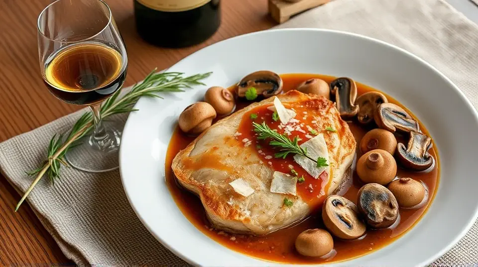 Savory Veal Marsala 🍽️🍷