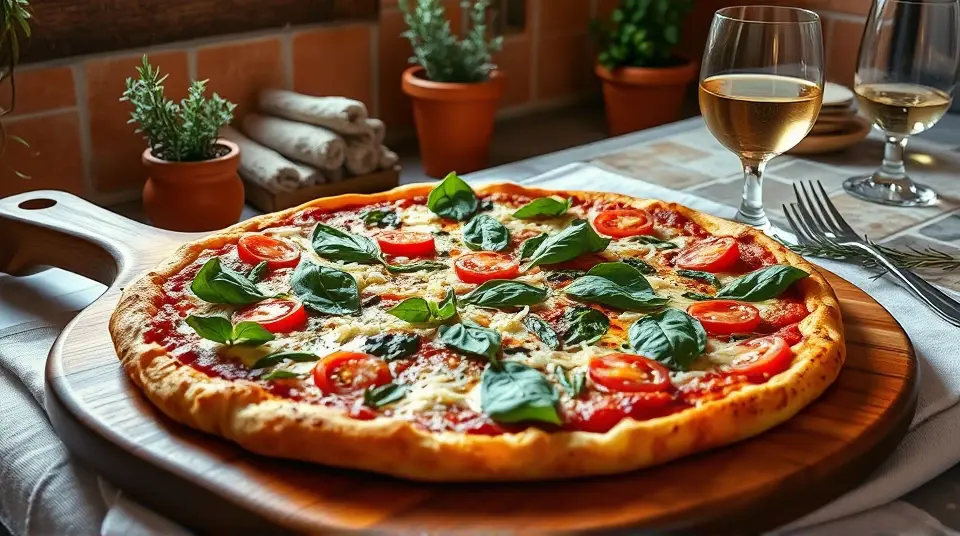 Colorful Garden Pizza 🍕🌿