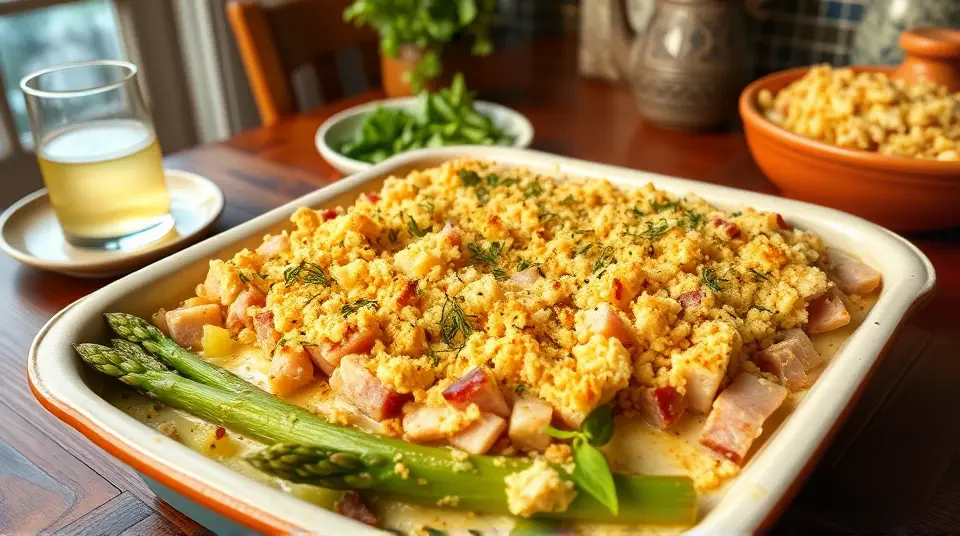 Asparagus and Ham Casserole 🥦🍖