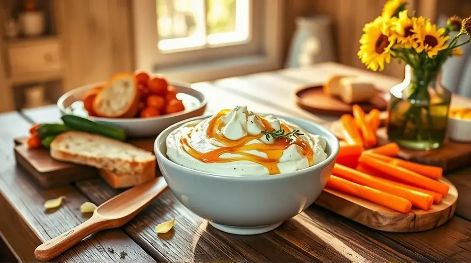 Whipped Feta and Honey Dip