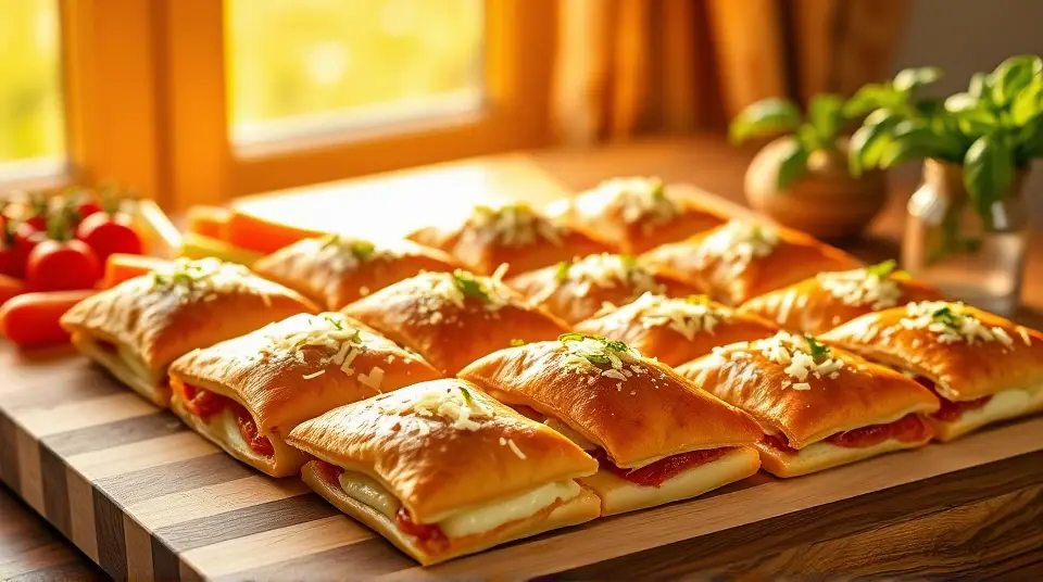 Crescent Roll Tomato Basic Squares