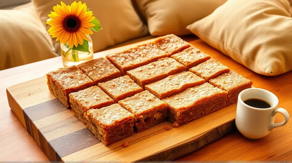 Brown Sugar Toffee Blondie Bars