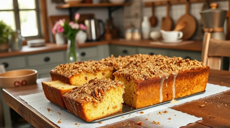 Graham Streusel Coffee Cake ☕🍰