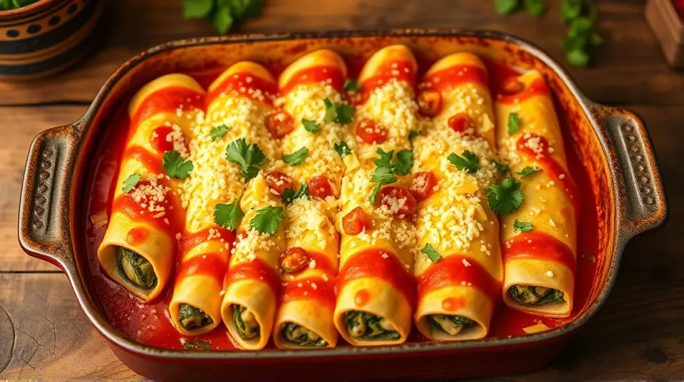 Spinach Enchiladas