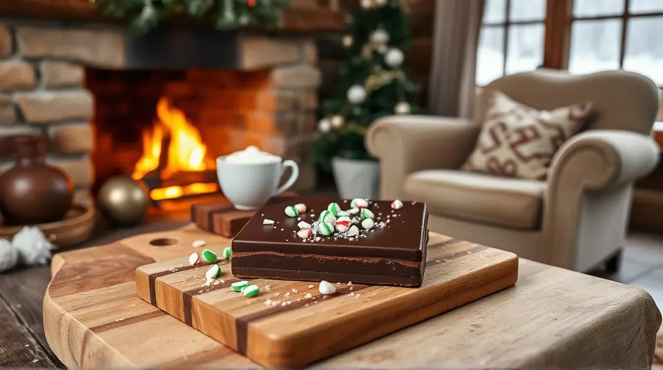 Peppermint Chocolate Candy Bars