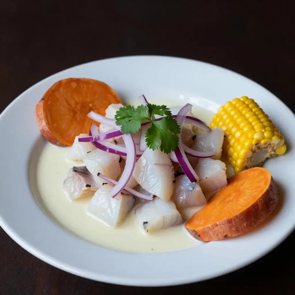 Ceviche Clásico (Peruvian Raw Fish in Tiger's Milk)