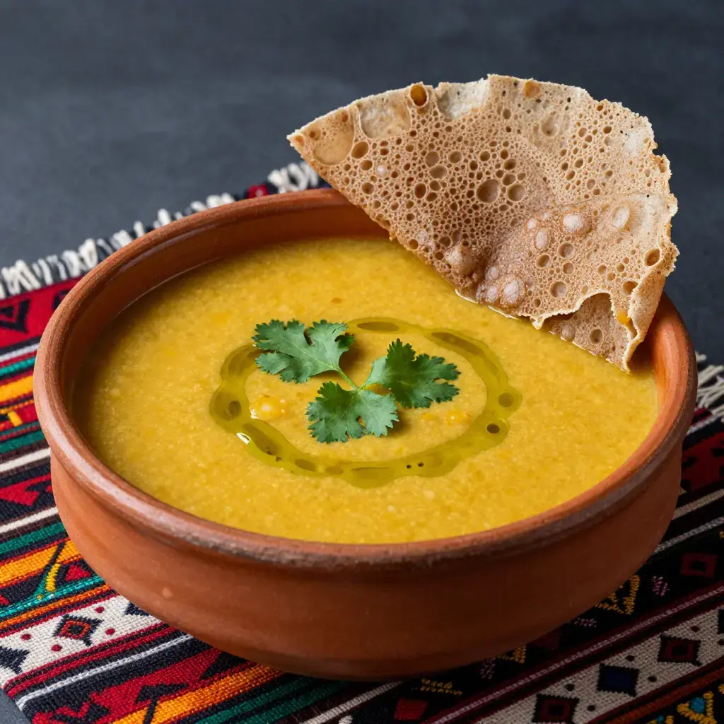 Ethiopian Red Lentil Soup (Yemisir Shorba)