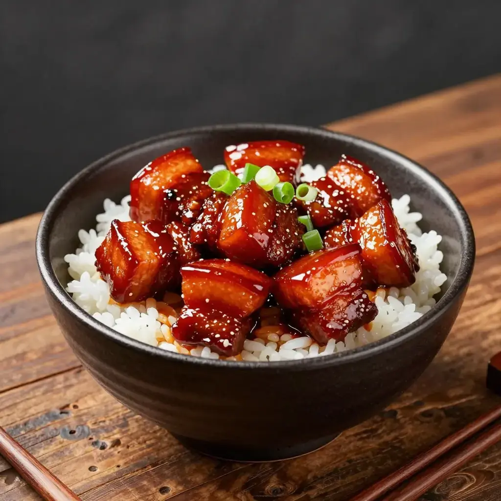 Red-Braised Pork Belly (锅包肉 / Dongbei Hongshao Rou)