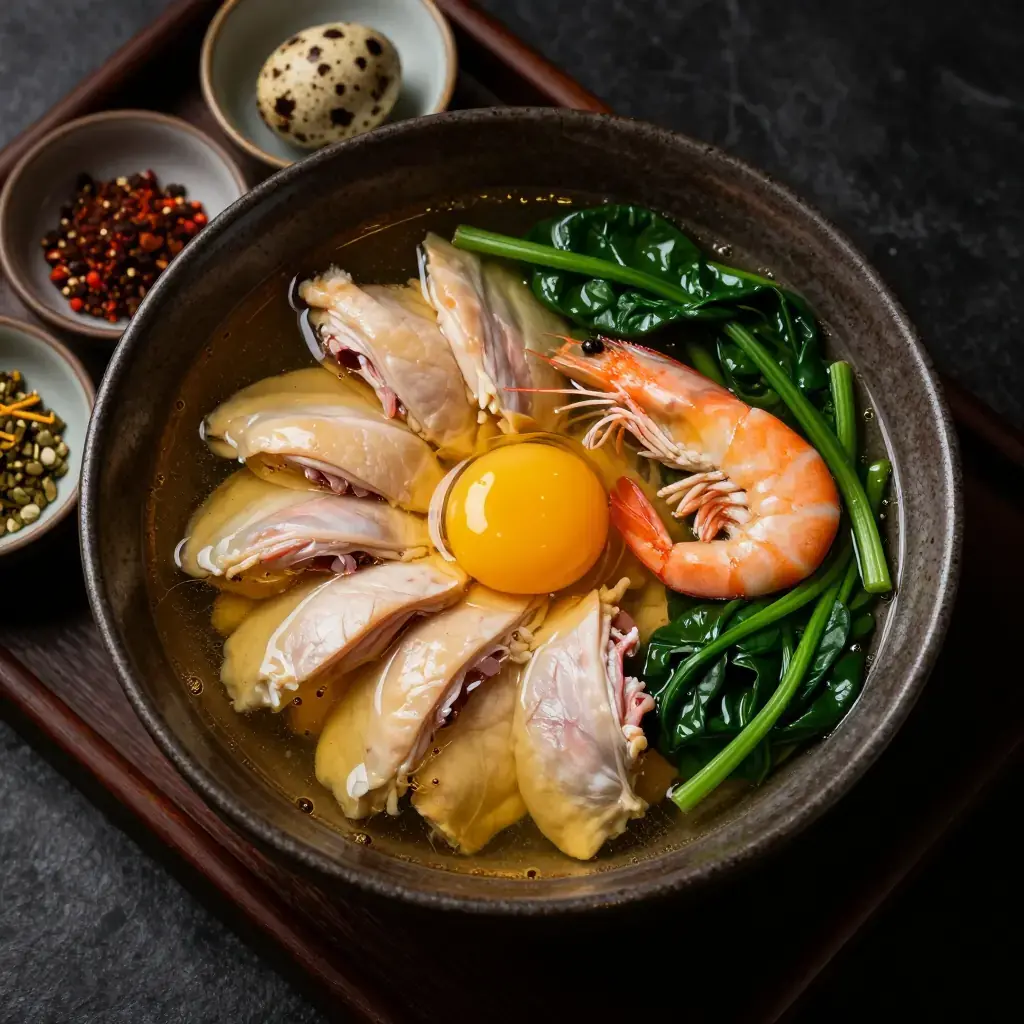 Yunnan Crossing-the-Bridge Noodles (过桥米线, Guò Qiáo Mǐ Xiàn)