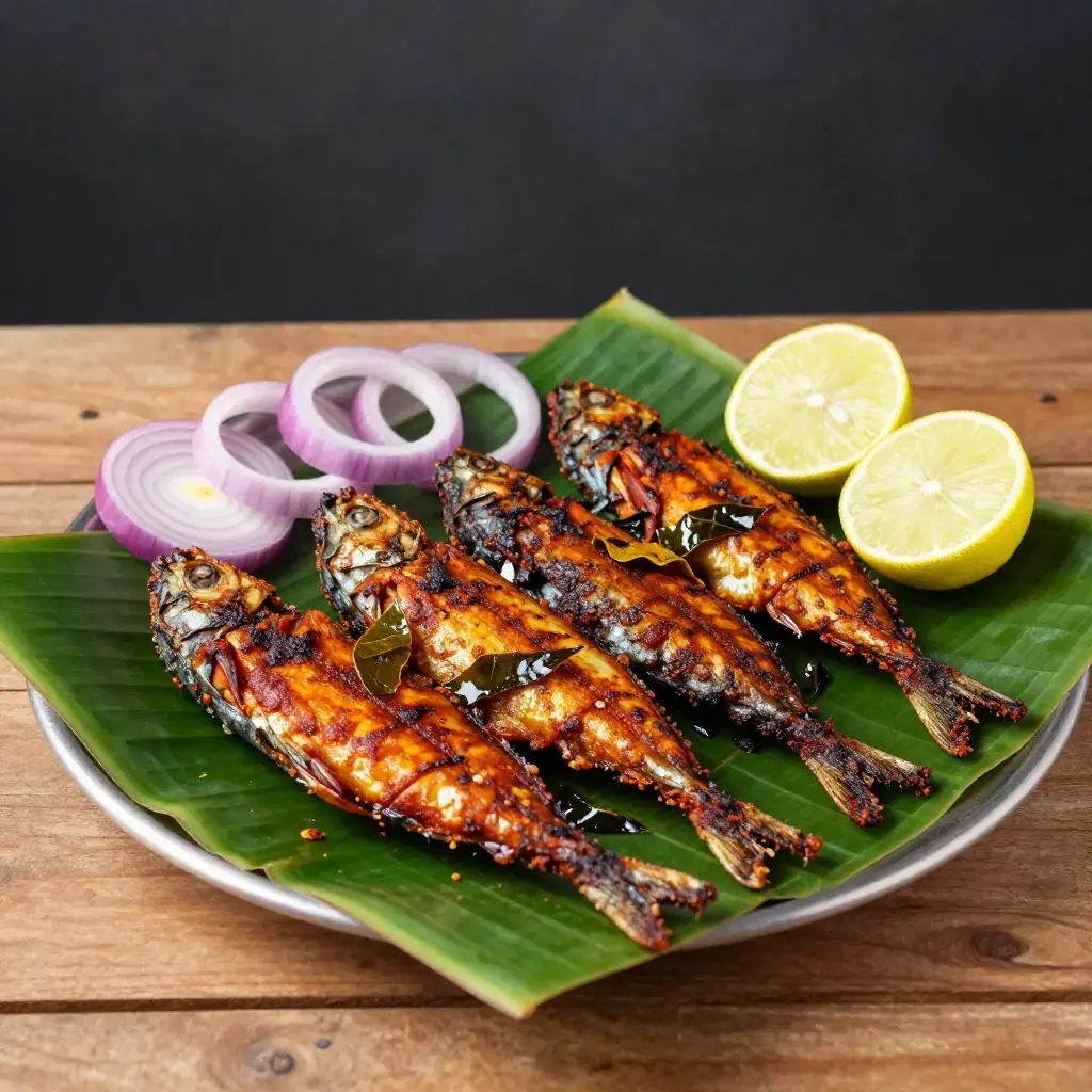 South Indian Crispy Fried Mackerel (Ayala Fry)
