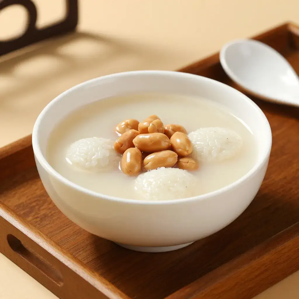 Fujian Peanut Soup (花生汤, Huāshēng Tāng)