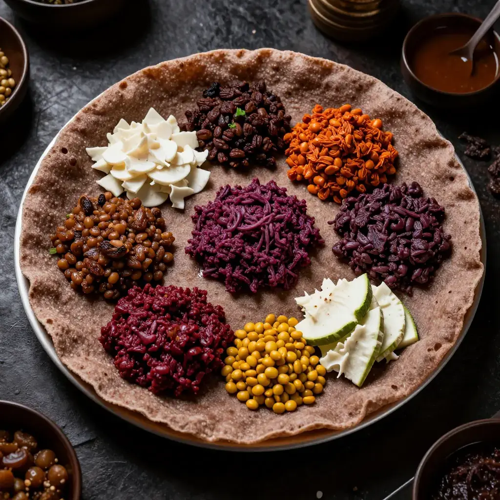 Injera with Misir Wat (እንጀራ ከሚሲር ወጥ)