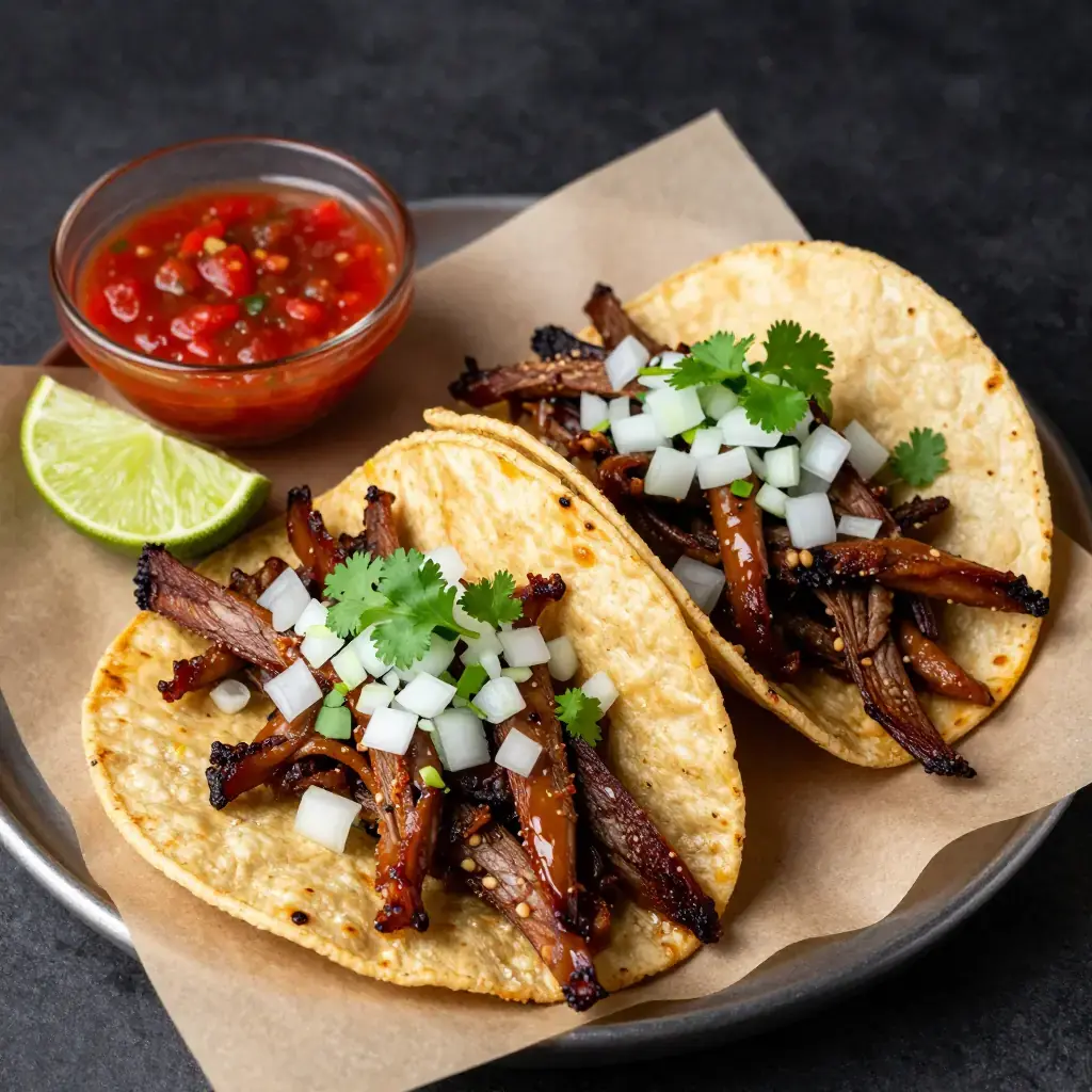 Tacos de Lengua (Beef Tongue Tacos)