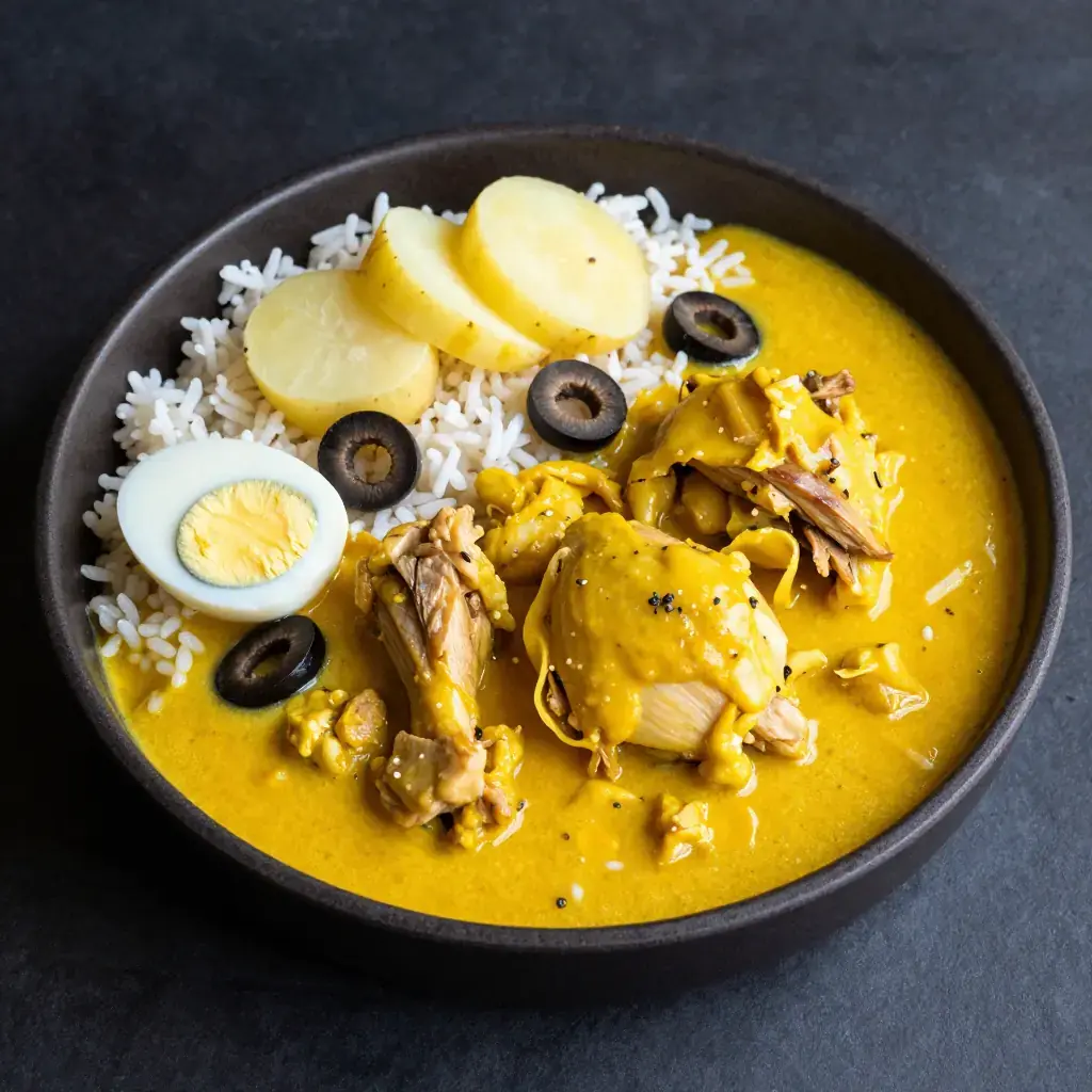 Ají de Gallina (Peruvian Creamy Chicken Stew)