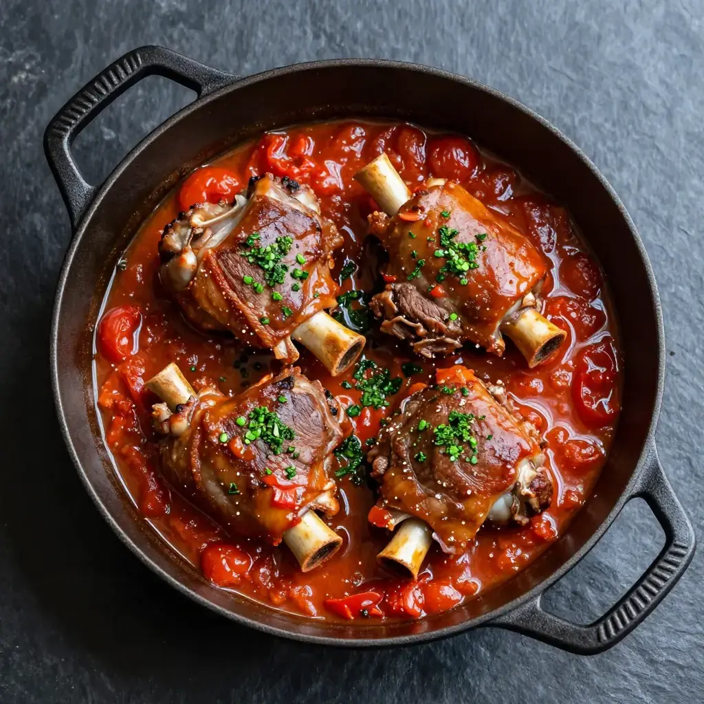 Osso Buco alla Milanese (Braised Veal Shanks, Milan Style)
