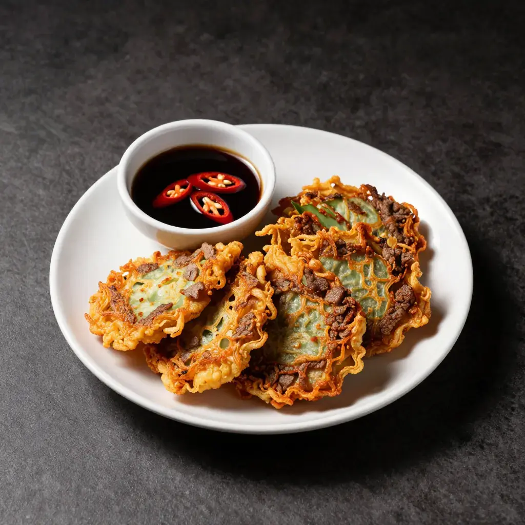 Soegogi Twigim (소고기 튀김 — Korean Crispy Beef Fritters)