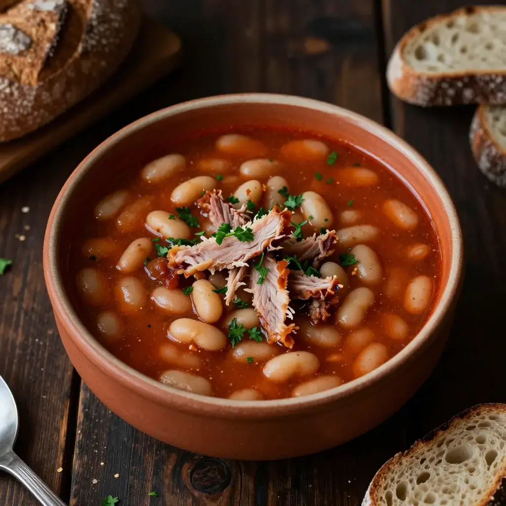 Pasulj (Пасуљ — Serbian White Bean Soup)