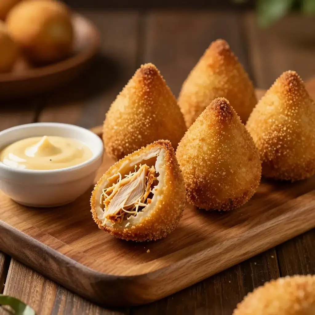 Coxinha (Brazilian Chicken Croquettes)