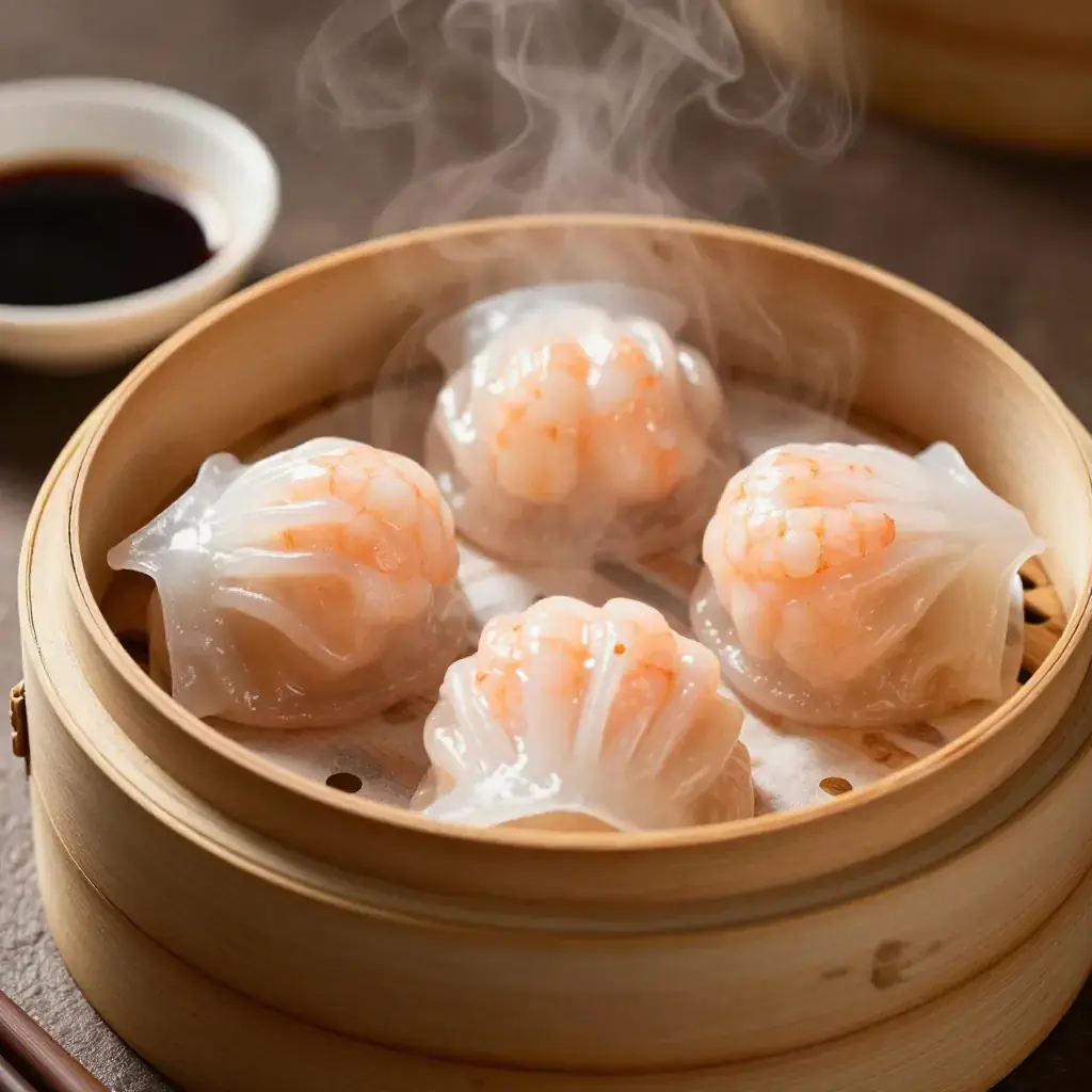 Har Gow (蝦餃 — Cantonese Steamed Shrimp Dumplings)