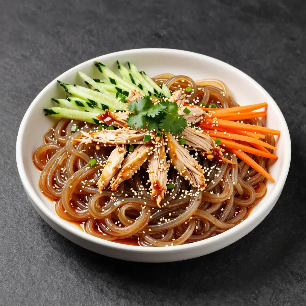 Lapi (拉皮 — Dongbei Cold Glass Noodle Salad)