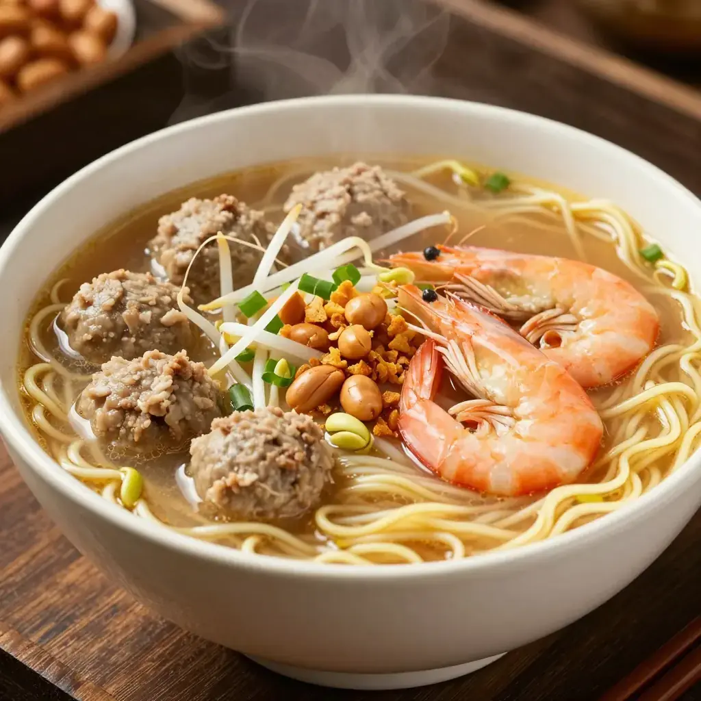 Shacha Mian (沙茶面 — Fujian Sha Cha Noodle Soup)