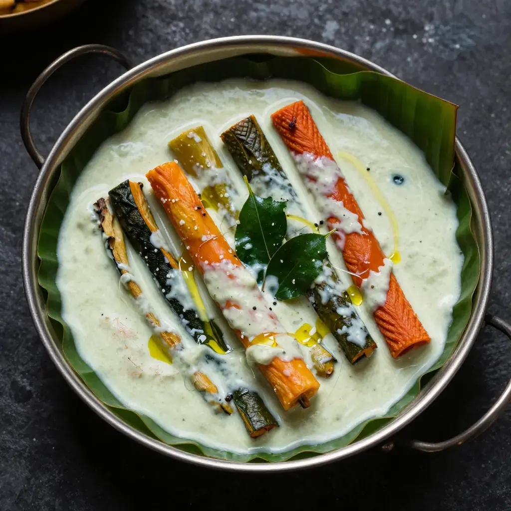 Avial (അവിയൽ — Kerala Mixed Vegetable Curry)