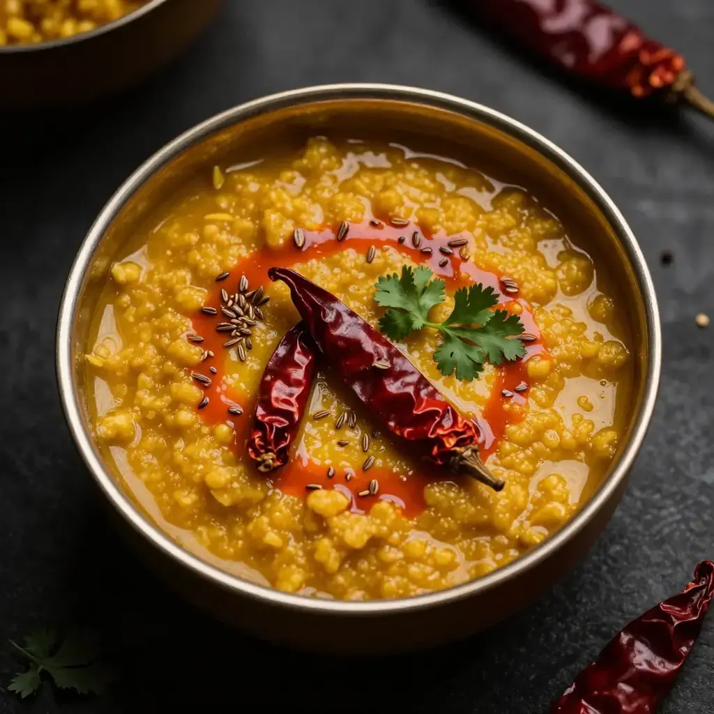 Dal Tadka (दाल तड़का — North Indian Tempered Yellow Lentils)