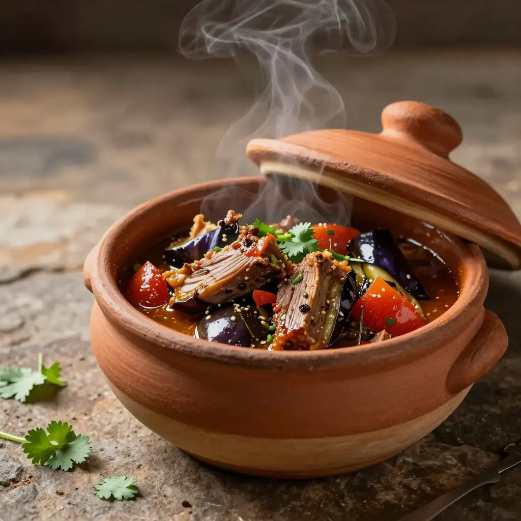 Chanakhi (ჩანახი — Georgian Lamb and Vegetable Pot)