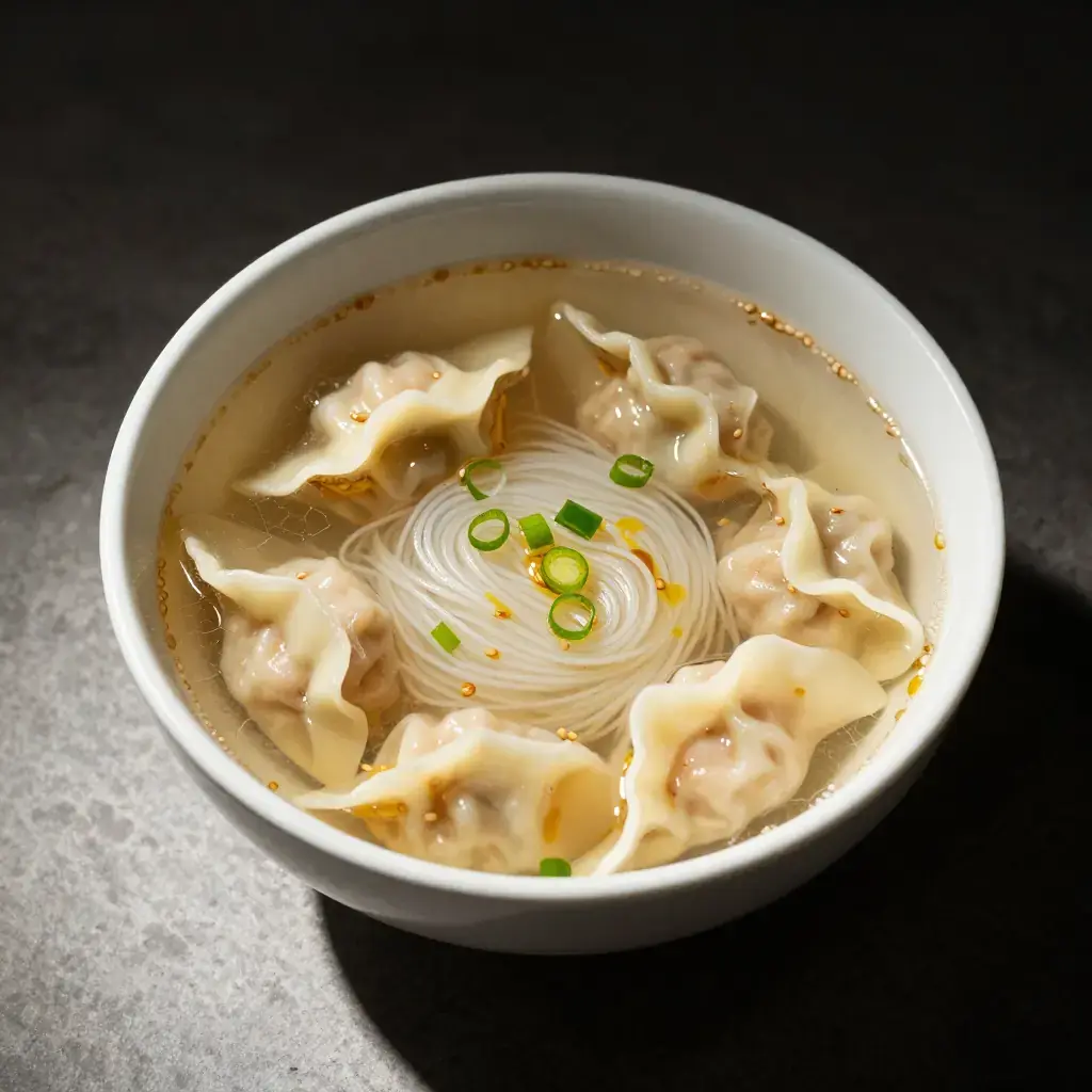 Bian Rou (扁肉 — Fujian Pork Wonton Noodle Soup)