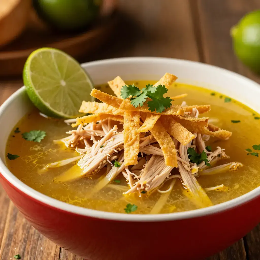 Sopa de Lima (Sopa de Lima Yucateca — Yucatecan Sour Lime Chicken Soup)