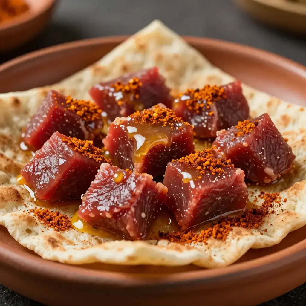 Gored Gored (ጎረድ ጎረድ — Ethiopian Raw Beef Cubes in Spiced Butter)