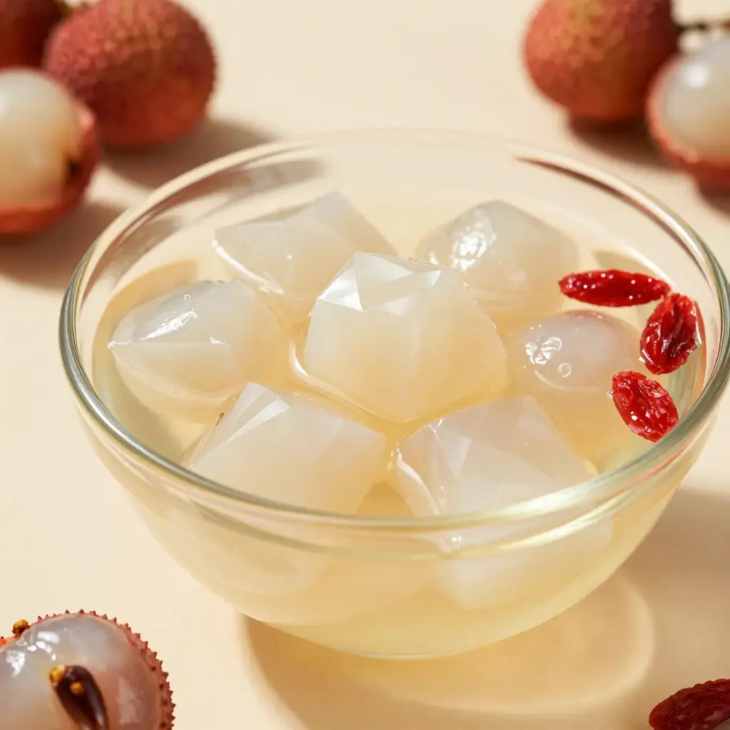 Fujian Xing Ren Tofu (福建杏仁豆腐 — Fujian Almond Milk Jelly)