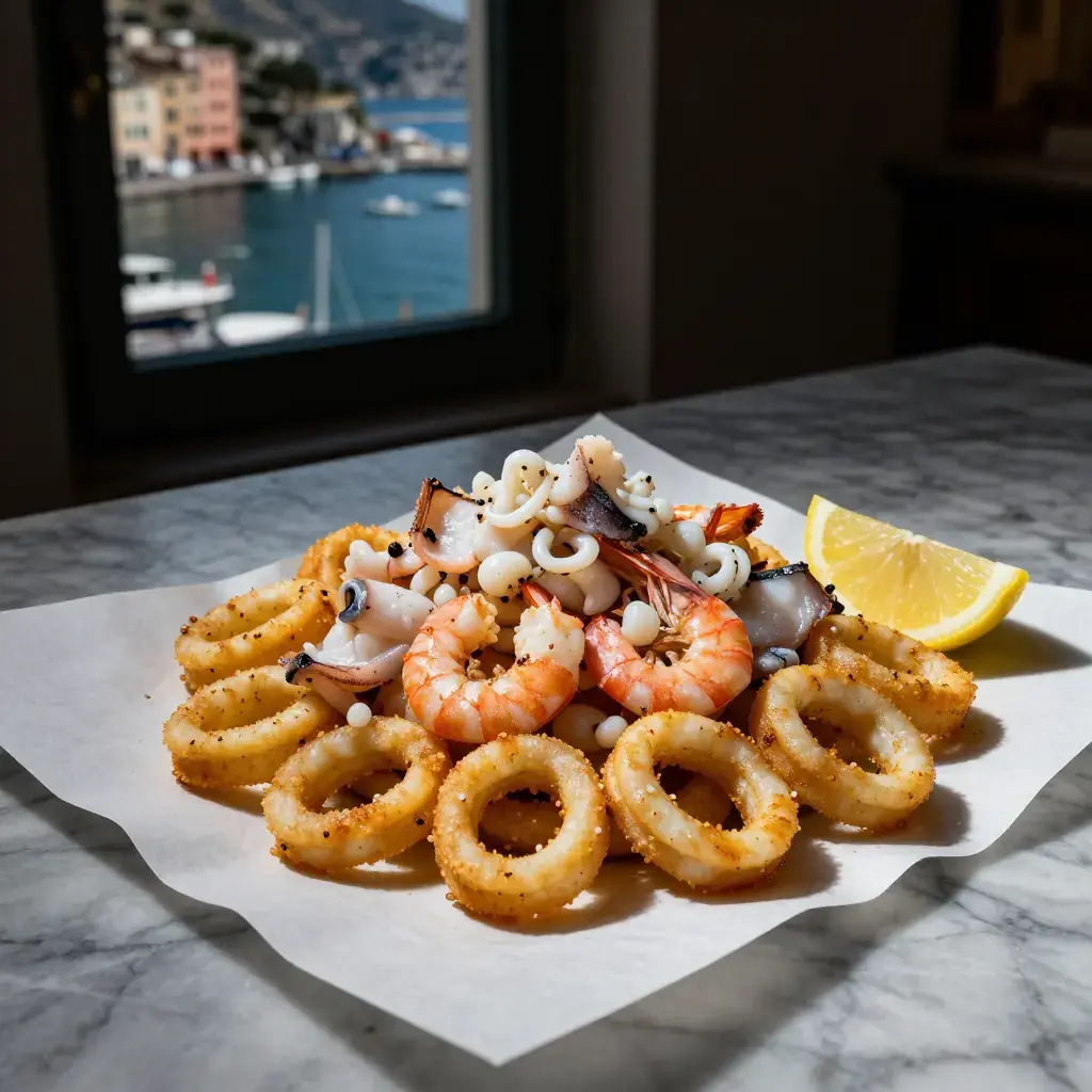 Fritto Misto di Mare (Fritto Misto di Mare alla Ligure — Ligurian Mixed Fried Seafood)