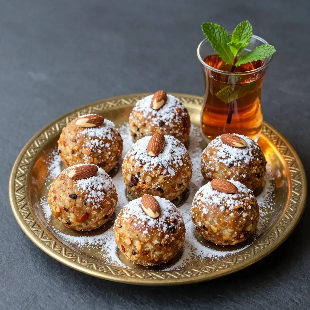 Sellou (سلو — Moroccan No-Cook Toasted Flour and Almond Energy Balls)