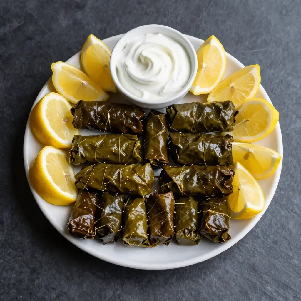 Warak Dawali (ورق دوالي — Lebanese Stuffed Vine Leaves)