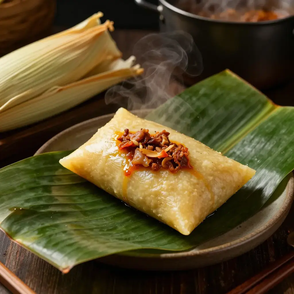 Tamales Cubanos (Cuban Pork-Stuffed Corn Tamales)